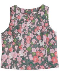 Louche - Mea Fairytale Jacquard Sleeveless Top - Lyst