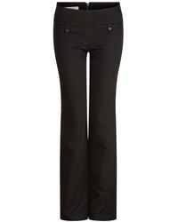 Love and Nostalgia - The Motor Running Loop And Button Front Pant - Lyst