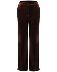 Smart and Joy - Straight Velvet Suit Pants - Lyst