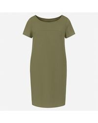 Conquista - Sack Style Punto Di Roma Short Sleeve Dress - Lyst