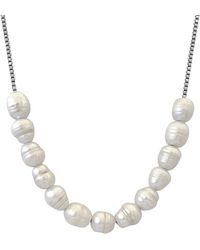 Tory Long - Lulu Freshwater Ivory Pearl Necklace - Lyst