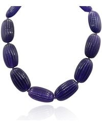 Michael Nash Jewelry - Renata Large Amethyst Resin Bead Choker - Lyst