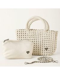 Prenelove - Cambridge Small Woven Hand-Knotted Tote - Lyst