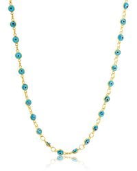 Ece London - The Nazar V Necklace - Lyst