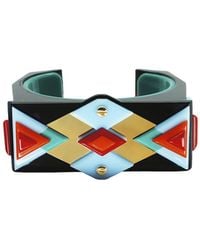 Gissa Bicalho - Handmade Acrylic Bracelet Kuntur/ Turquoise Green - Lyst