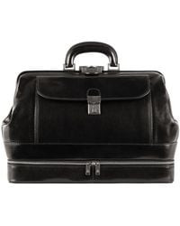 Time Resistance - Large Italian Leather Doctor Bag - Lyst
