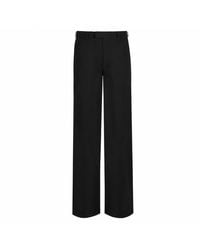 Gunda Hafner Ltd - Mid Rise Straight Leg Merino Trousers - Lyst