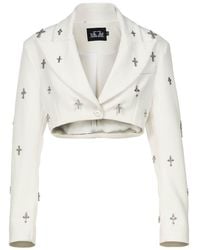 Vazaf - Saint Cropped Blazer - Lyst