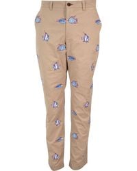 lords of harlech - Charles Fish Embroidery Pants - Lyst