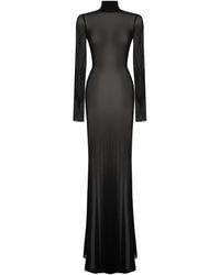 Sanctumum - Kenza Mesh Maxi Dress - Lyst