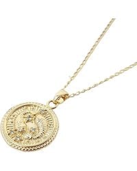 Harfi - Pisces Plated Zodiac Astrology Pendant Charm Necklace - Lyst