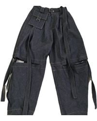 Zasta Studio - Fragment Cargo Denim Pant - Lyst