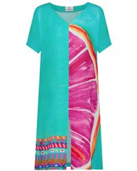DHARA SHETH DUBAI - Cotton Candy Mid Length Kaftan Dress - Lyst