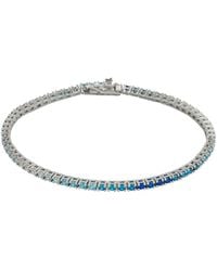 Spero London - Sterling Gradient Fine Tennis Bracelet - Lyst