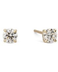 Dolcetto Designs - Lab Grown Diamond Round Studs - Lyst