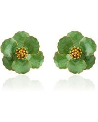 Milou Jewelry - Light Petite Flower Earrings - Lyst