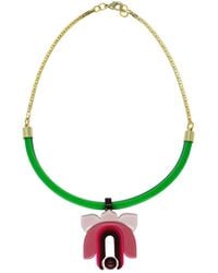 Gissa Bicalho - Acrylic Handmade Necklace Lilium - Lyst