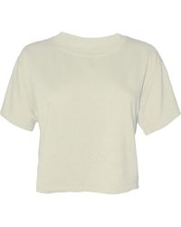 Joeleen Torvick - Neutrals Cropped Box Top Tee - Lyst