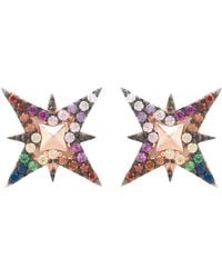 LÁTELITA London - North Star Stud Earrings Rosegold - Lyst