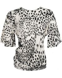 Me & Thee - New Era Leopard Animal Print Jersey Top - Lyst