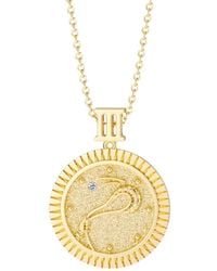 Vanimy - Promised Land Strength & Bravery Coin Medallion Necklace - Lyst