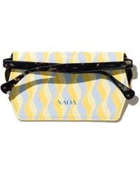 Naoa - Slim Glasses Case Waves Print - Lyst