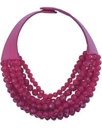 Fairchild Baldwin - Bella Grace Fuchsia Necklace - Lyst