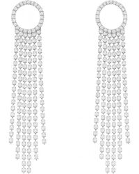 Maison De Gala - Circle Cascade Crystal Earrings - Lyst
