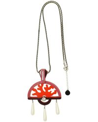 Gissa Bicalho - Acrylic Handmade Necklace Pendant Fan Coral - Lyst