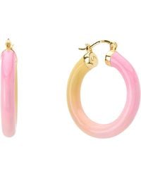 Dolcetto Designs - Tropicale Sunset Hoop - Lyst