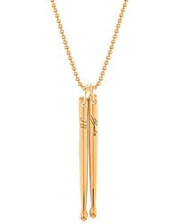 True Rocks - 18Kt-Plated John Brad Bradbury Drumsticks - Lyst