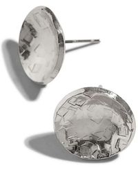 Jaredjamin - Buttercup Textured Stud Post Earrings - Lyst