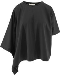 Silvia Serban - Asymmetrical Jersey Top - Lyst