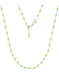 KAMARIA - Enamel Beaded Chain Necklace - Lyst