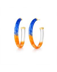 Gold & Honey - And Tie Dye Hoops - Lyst