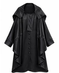 Belsize25 - Silent Mode Series – Oversized Fluid Acetate Trench Coat - Lyst
