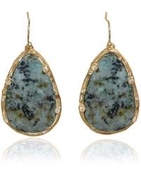 Rare Matters Jewelry - Timeless Nature's Beauty Teardrop Earrings African - Lyst
