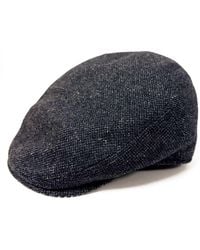 Dasmarca Hats - Cooper Carbon Italian Tweed Wool Flat Cap - Lyst
