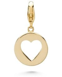 Dolcetto Designs - Clementia Heart Charm Pendant - Lyst