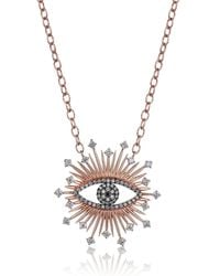 Reis Jewellery - Debut Eye Diamond Necklace - Lyst