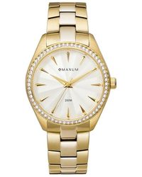 Maxum - Sydney Crystal Bezel Watch - Lyst