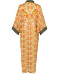 Henelle - Butterfly Effect Citrus Kimono - Lyst