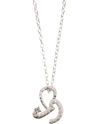 Claire Hill Designs - Courage Shorthand Charm Necklace - Lyst