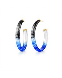 Gold & Honey - And Tie Dye Hoops - Lyst