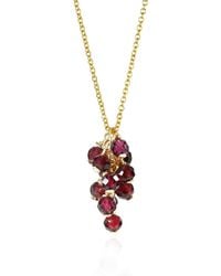 MOUNIR LONDON - Garnet Pendant - Lyst