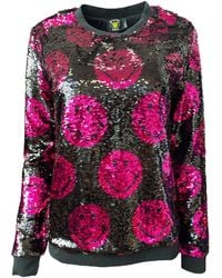 Any Old Iron - Smiley Flip Sequin Sweatshirt - Lyst