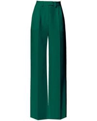 Angelika Jozefczyk - Emerald High-Waisted Wide-Leg Trousers Sanremo - Lyst