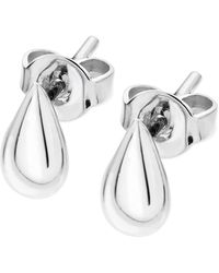 Lucy Quartermaine - Solid Sterling Mini Tear Drop Studs - Lyst