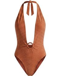 Veroni Swim - Aelia Lurex One Piece Swimsuit - Lyst