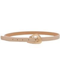 Colección Tansu - Neutrals Pierre Off Leather Belt - Lyst